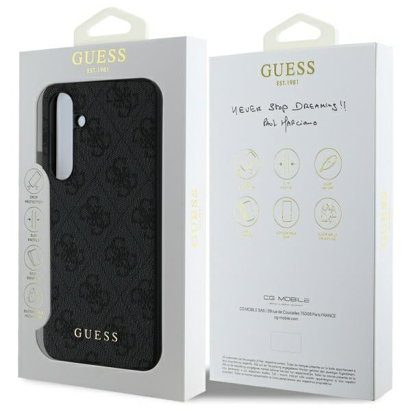 Capa para Samsung Galaxy S24 FE S721, Guess, 4G Charm, Cinza