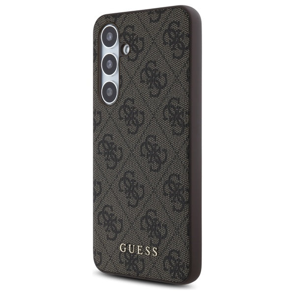 Case for Samsung Galaxy S24 FE S721, Guess, 4G Classic, Brown