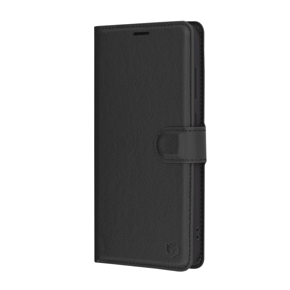 Capa para Samsung Galaxy S24 FE S721, Techsuit, Leather Folio, Preta