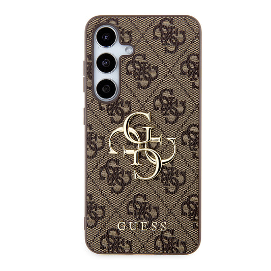 Capa para Samsung Galaxy S24+ S926, Guess, 4G Big Logo, Castanho