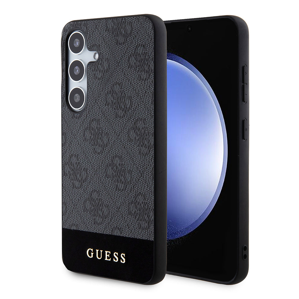 Capa para Samsung Galaxy S24+ S926, Guess, 4G Stripe, Preta