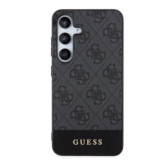 Capa para Samsung Galaxy S24+ S926, Guess, 4G Stripe, Preta