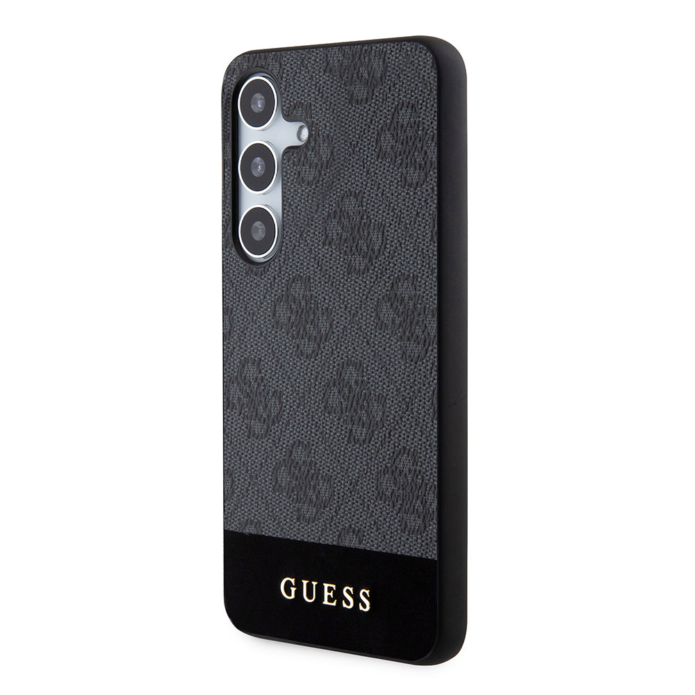 Capa para Samsung Galaxy S24+ S926, Guess, 4G Stripe, Preta