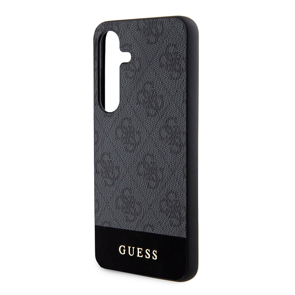 Capa para Samsung Galaxy S24+ S926, Guess, 4G Stripe, Preta