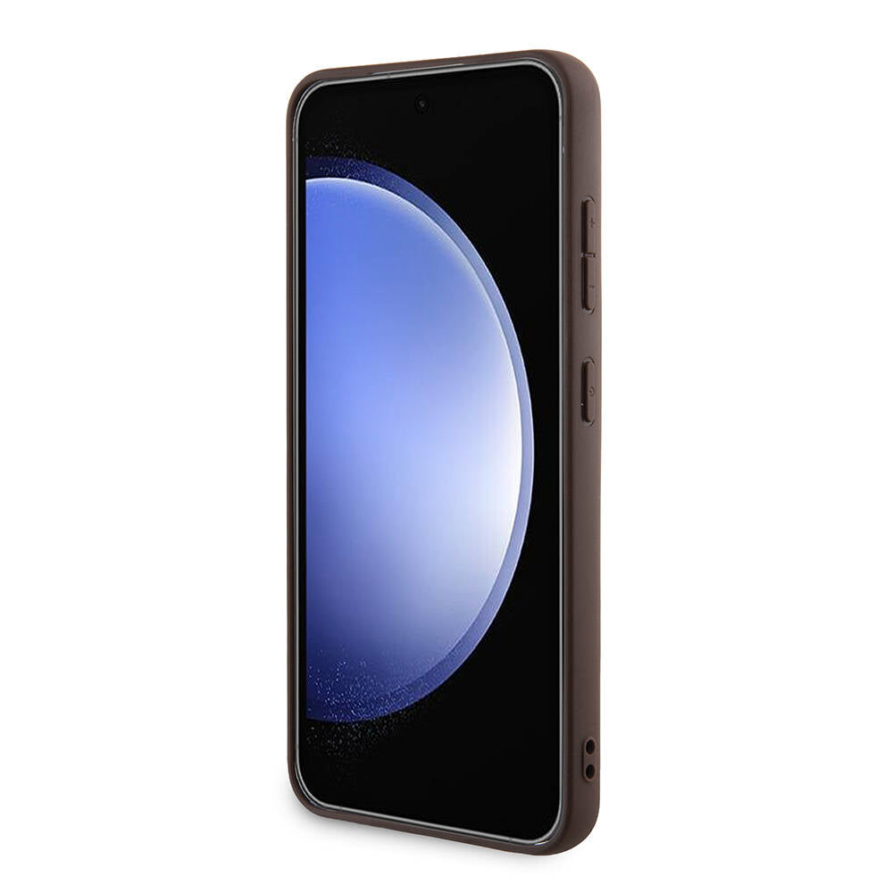 Capa para Samsung Galaxy S24+ S926, Guess, Logo Triângulo 4G, Branca