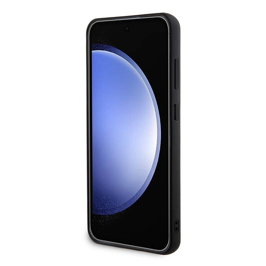 Capa para Samsung Galaxy S24+ S926, Guess, Logotipo Triângulo de Strass, Dourada