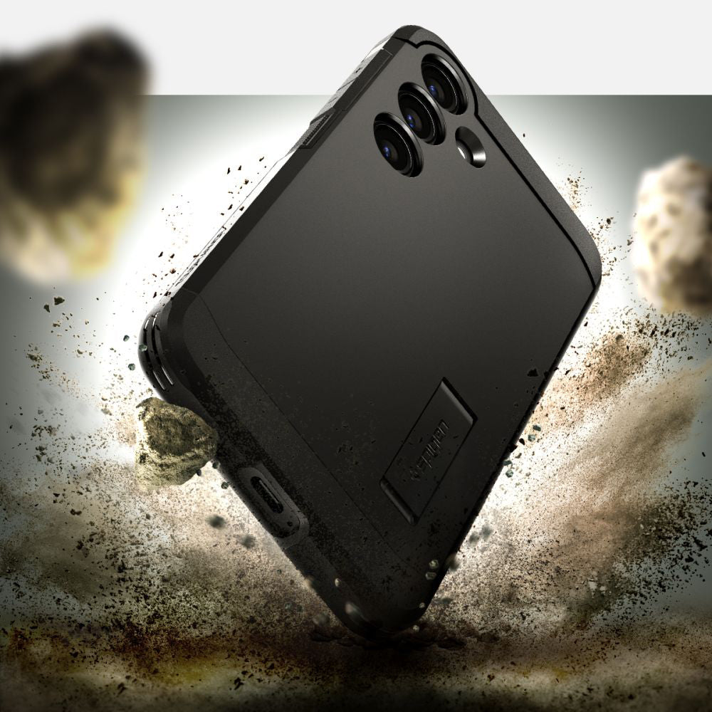 Capa para Samsung Galaxy S24+ S926, Spigen, Tough Armor, Preta ACS07332
