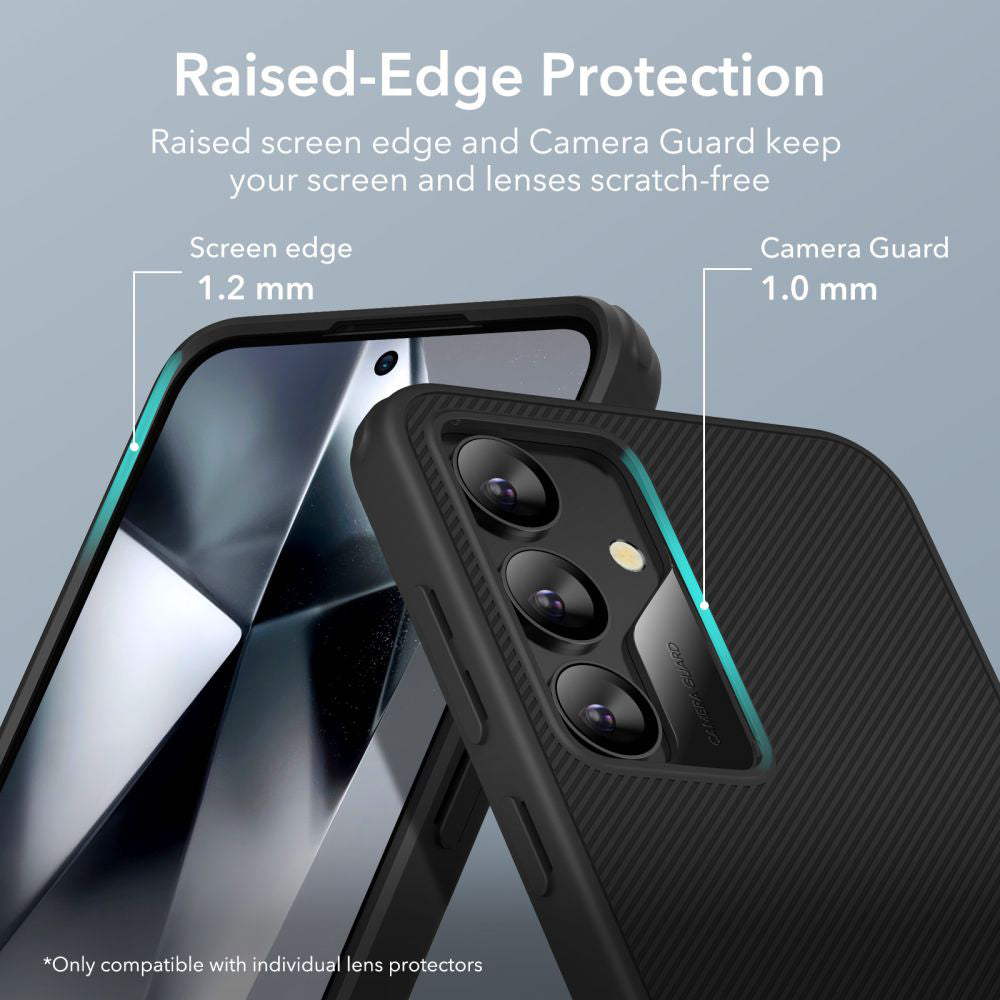 Capa para Samsung Galaxy S24 S921, ESR, Air Shield Boost Kickstand, Preta