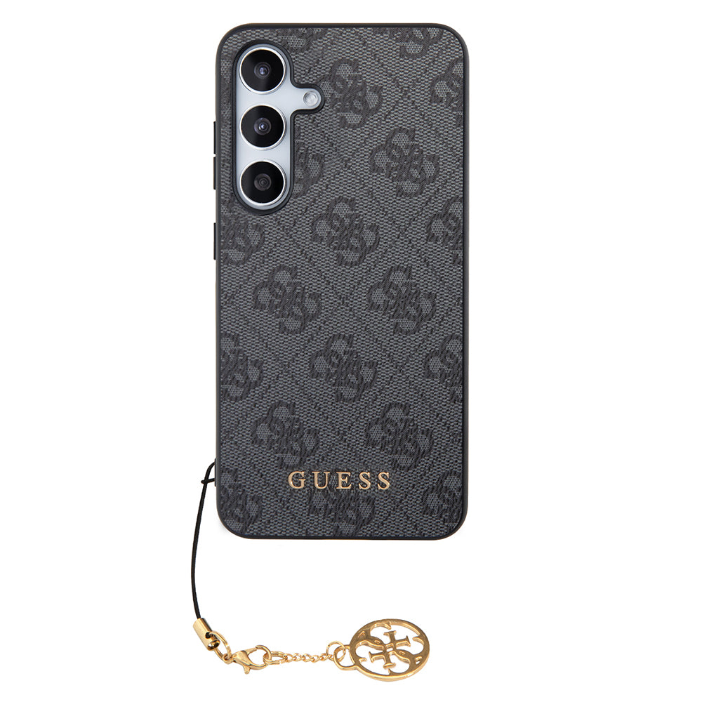 Capa para Samsung Galaxy S24 S921, Guess, 4G Charm, Preta