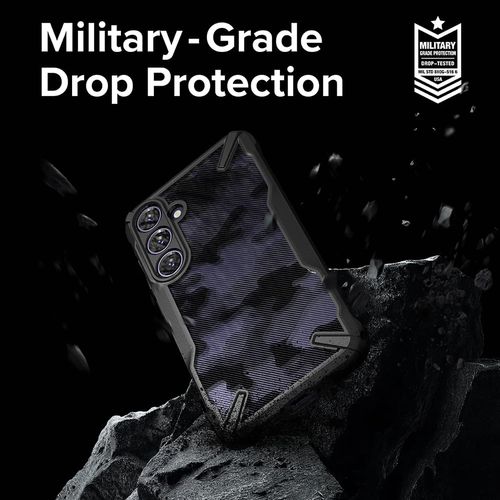 Capa para Samsung Galaxy S24 S921, Ringke, Fusion X, Preta