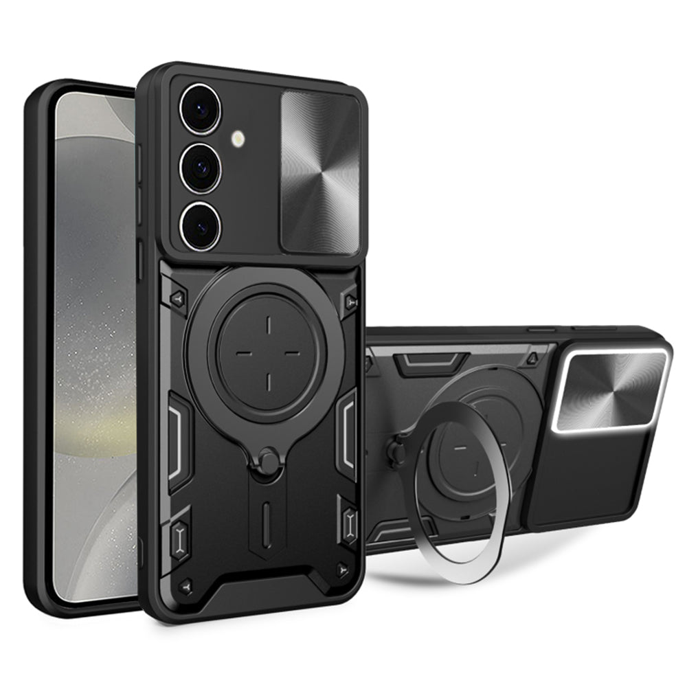 Capa para Samsung Galaxy S24 S921, Techsuit, CamGuard Pro, Preta