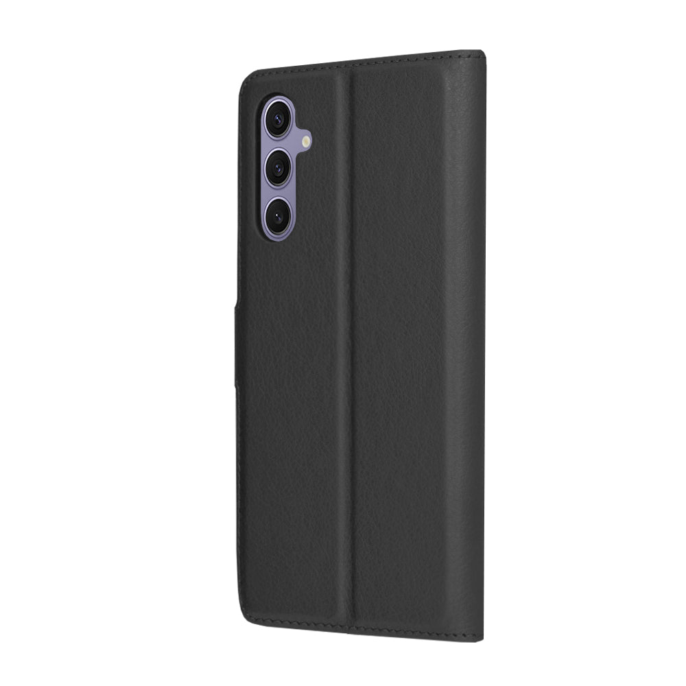 Capa para Samsung Galaxy S24 S921, Techsuit, Leather Folio, Preta