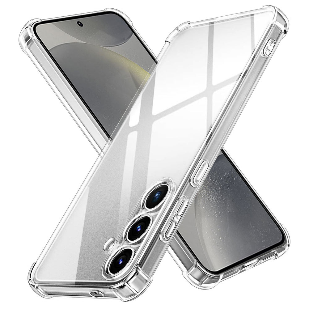 Capa para Samsung Galaxy S24 S921, Techsuit, Transparente Antichoque, Transparente
