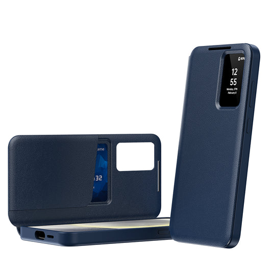 Case for Samsung Galaxy S24 S921, Techsuit, SmartView, Blue