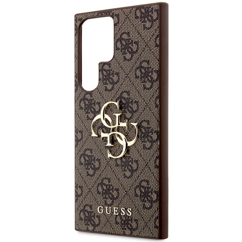 Capa para Samsung Galaxy S24 Ultra S928, Guess, 4G Big Logo, Castanho