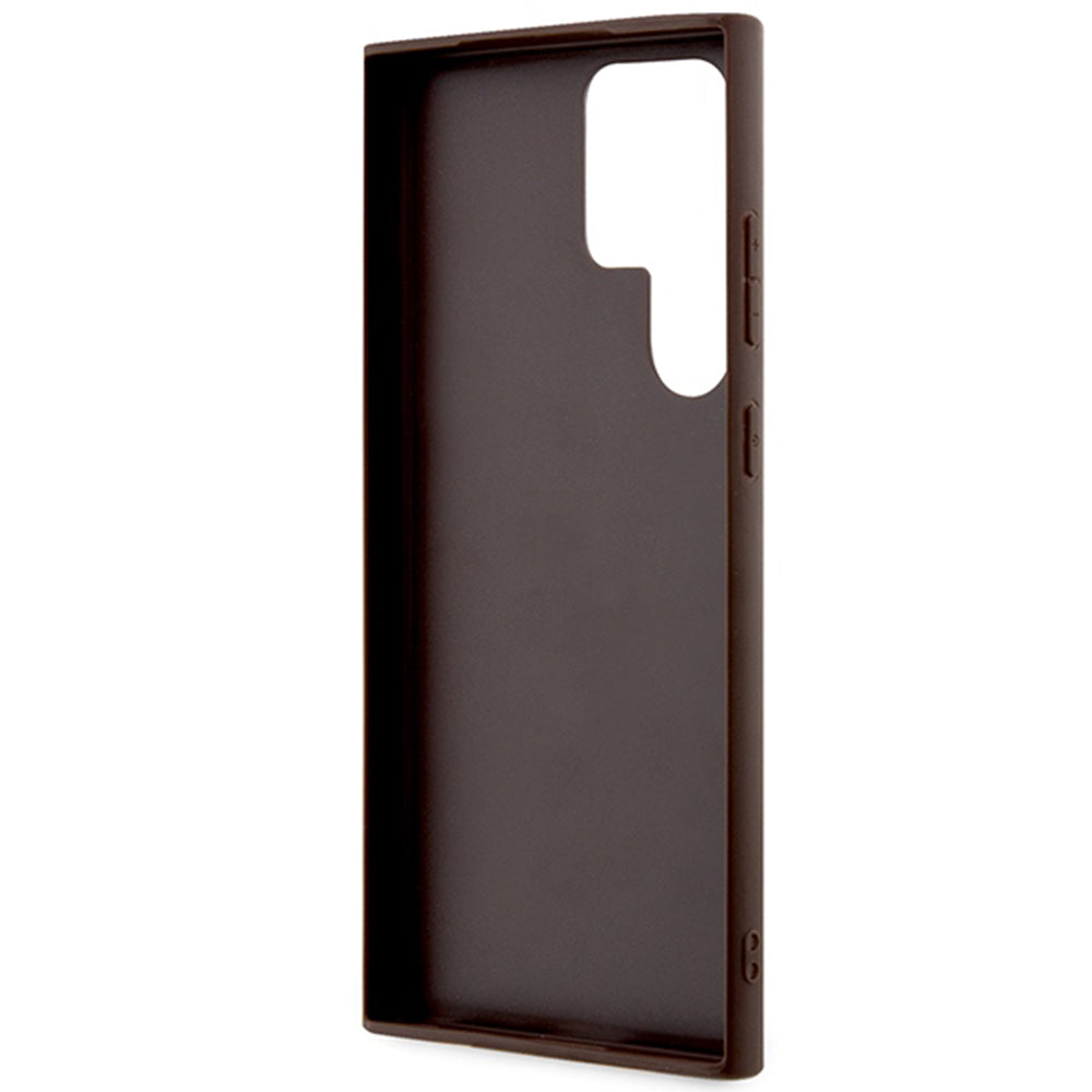 Capa para Samsung Galaxy S24 Ultra S928, Guess, 4G Big Logo, Castanho