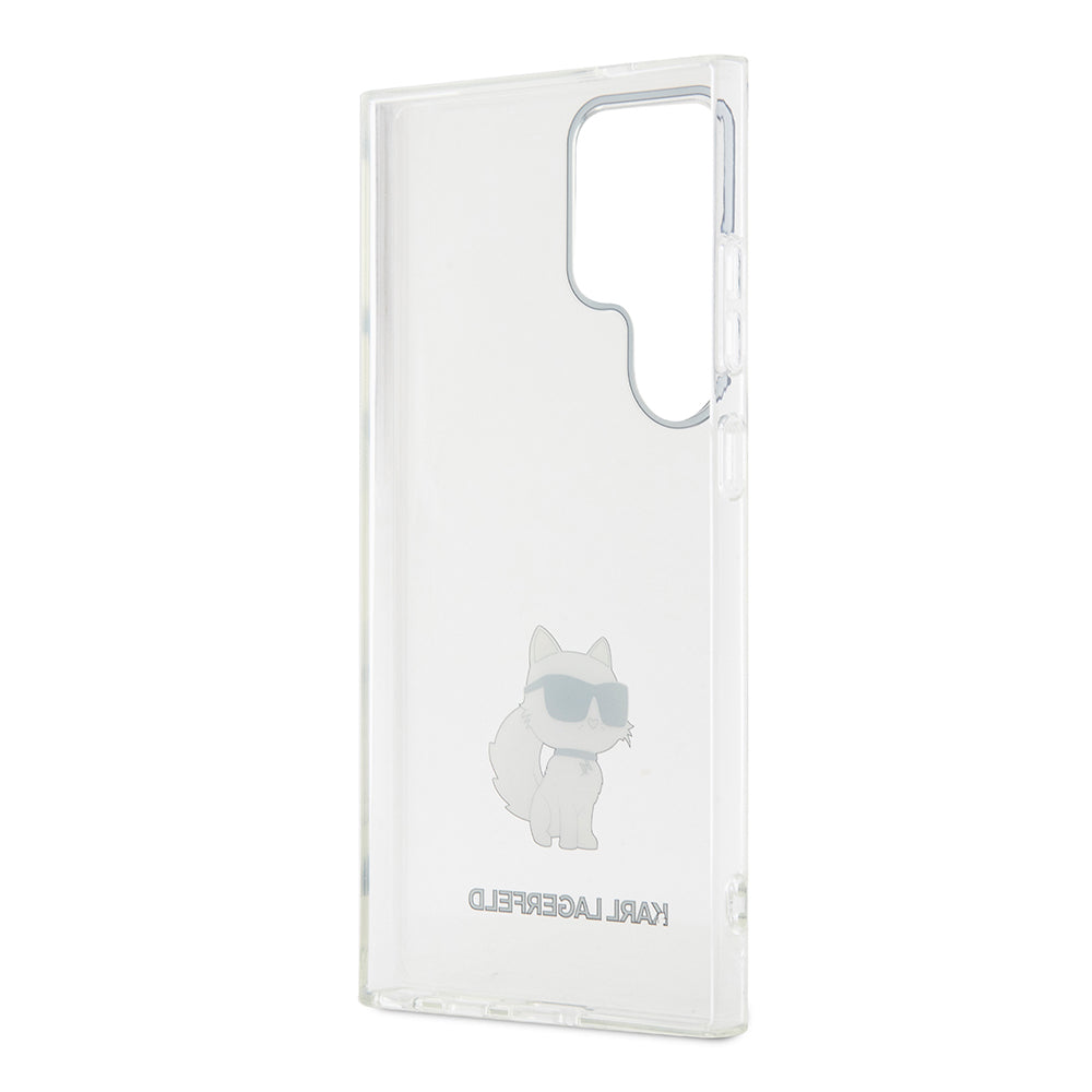 Capa para Samsung Galaxy S24 Ultra S928, Karl Lagerfeld, IML Luxury Choupette, Transparente
