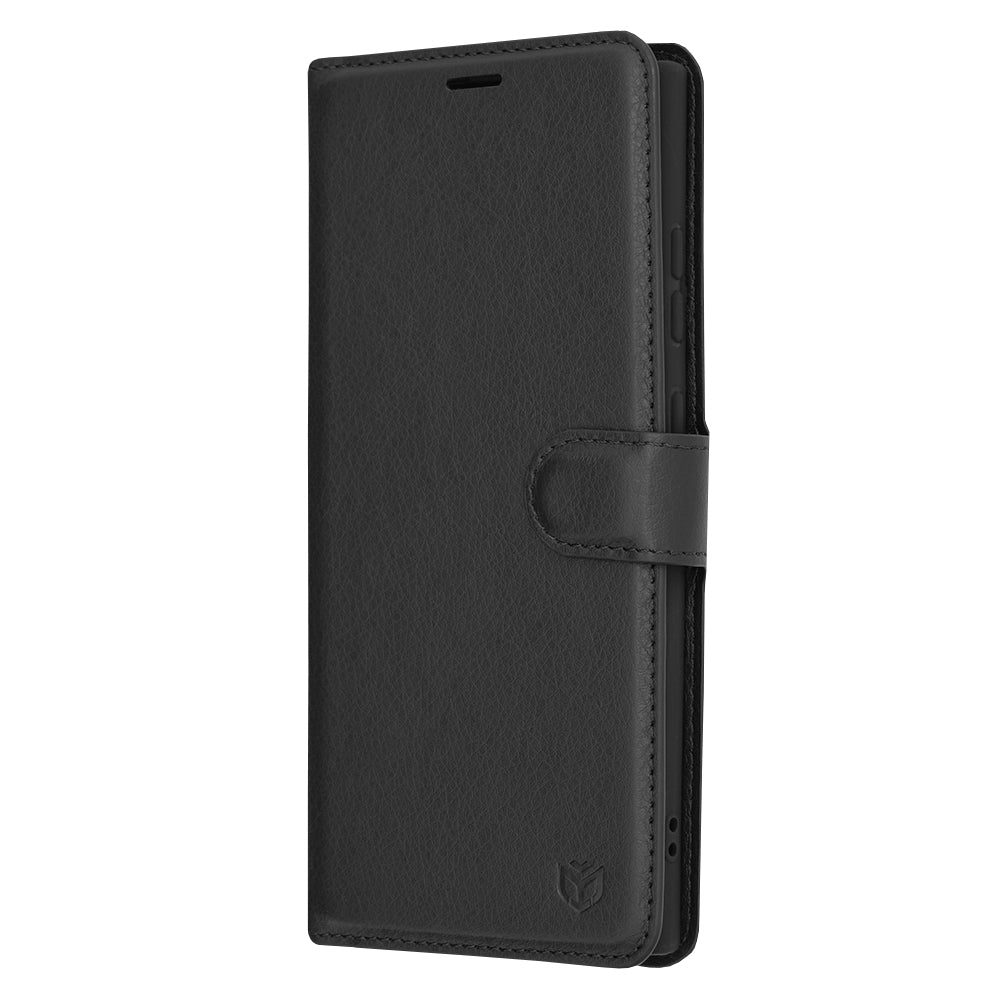 Capa para Samsung Galaxy S24 Ultra S928, Techsuit, Leather Folio, Preta