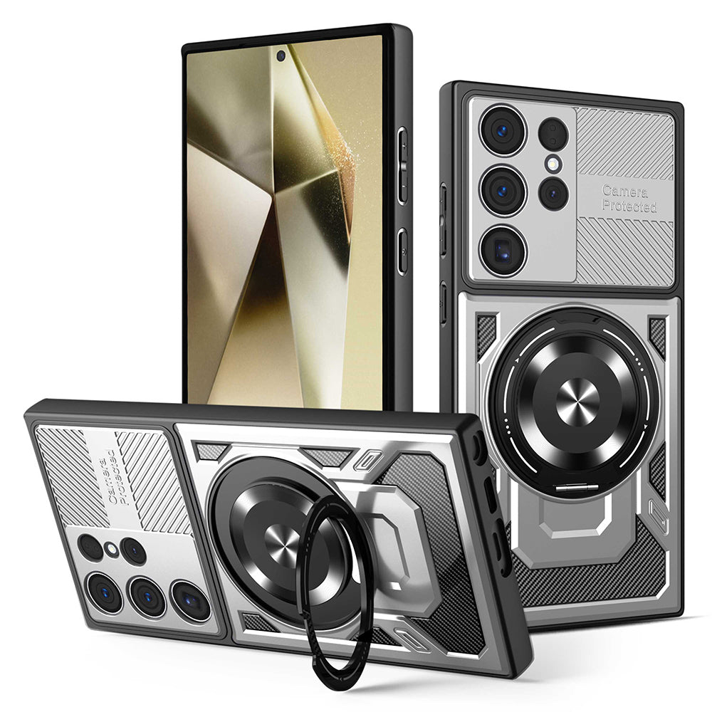 Capa para Samsung Galaxy S24 Ultra S928, Techsuit, RuggedCam, Cinzento