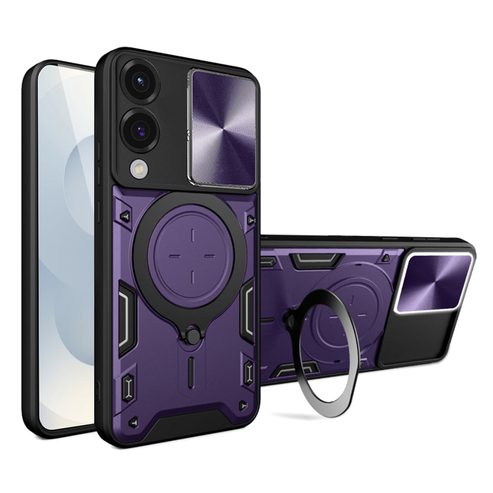 Capa para Samsung Galaxy S25 Edge S937, Techsuit, CamGuard Pro, Roxo