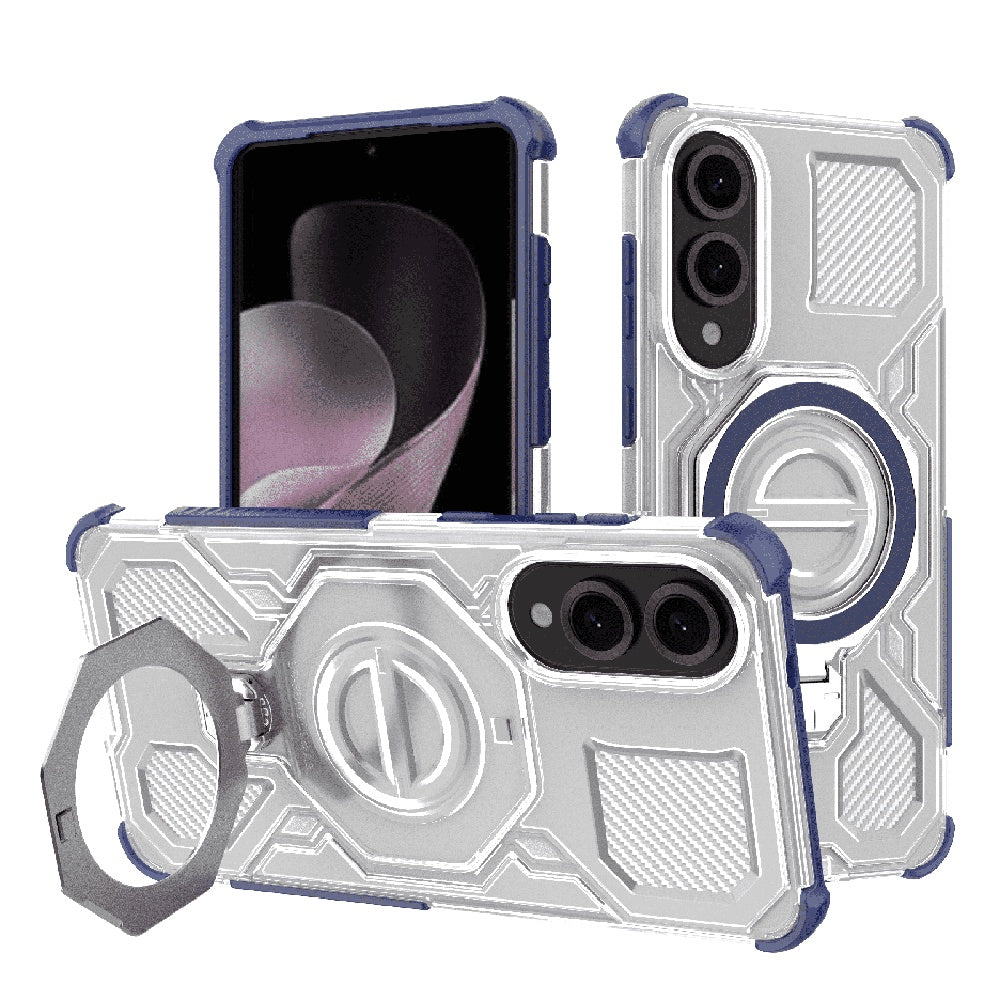 Capa para Samsung Galaxy S25 Edge S937, Techsuit, Carbon Shield Pro, Azul
