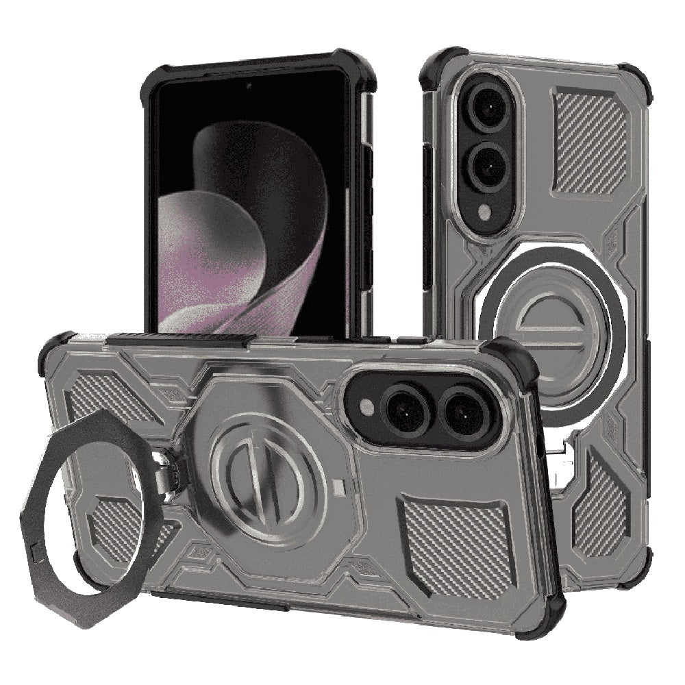 Capa para Samsung Galaxy S25 Edge S937, Techsuit, Carbon Shield Pro, Fumado