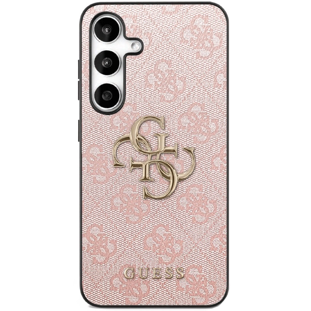 Capa para Samsung Galaxy S25 FE, Guess, Logo Metal 4G, Rosa