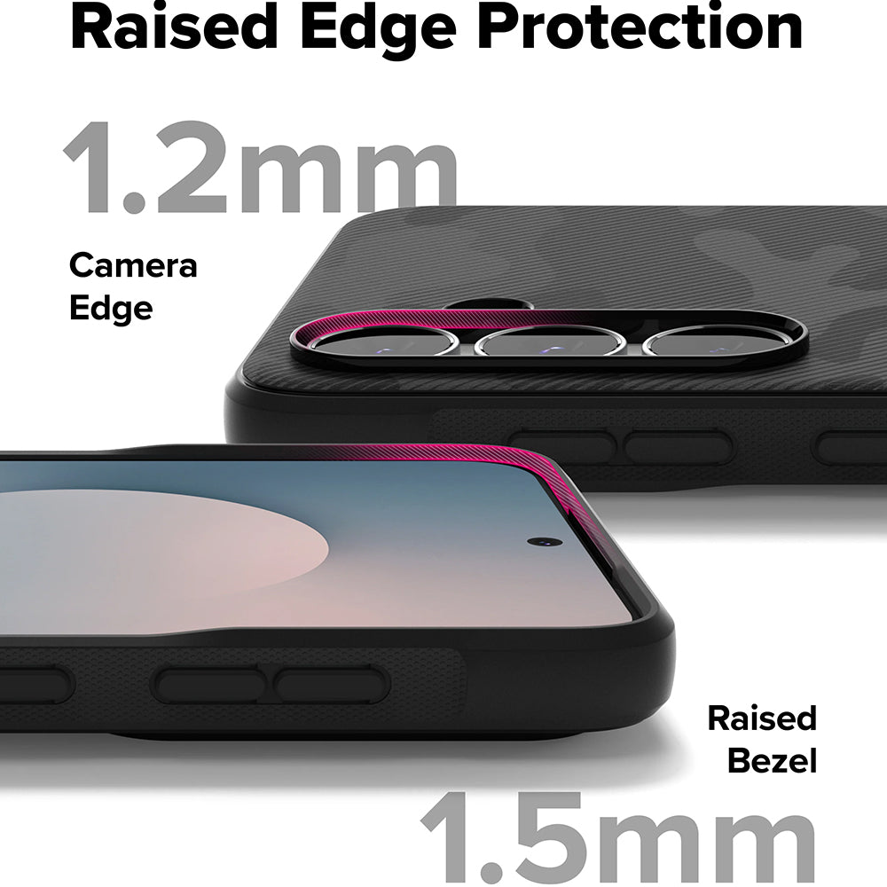 Capa para Samsung Galaxy S25 FE, Ringke, Ônix, Camuflagem