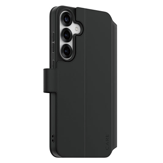 Capa para Samsung Galaxy S25+ S936, PanzerGlass, com Suporte e Porta-Cartões, Preta