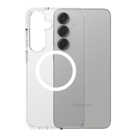 Capa para Samsung Galaxy S25+ S936, PanzerGlass, Care Urban Combat, Transparente Branca