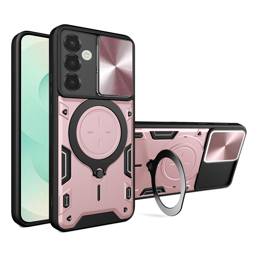 Capa para Samsung Galaxy S25+ S936, Techsuit, CamGuard Pro, Rosa Dourado
