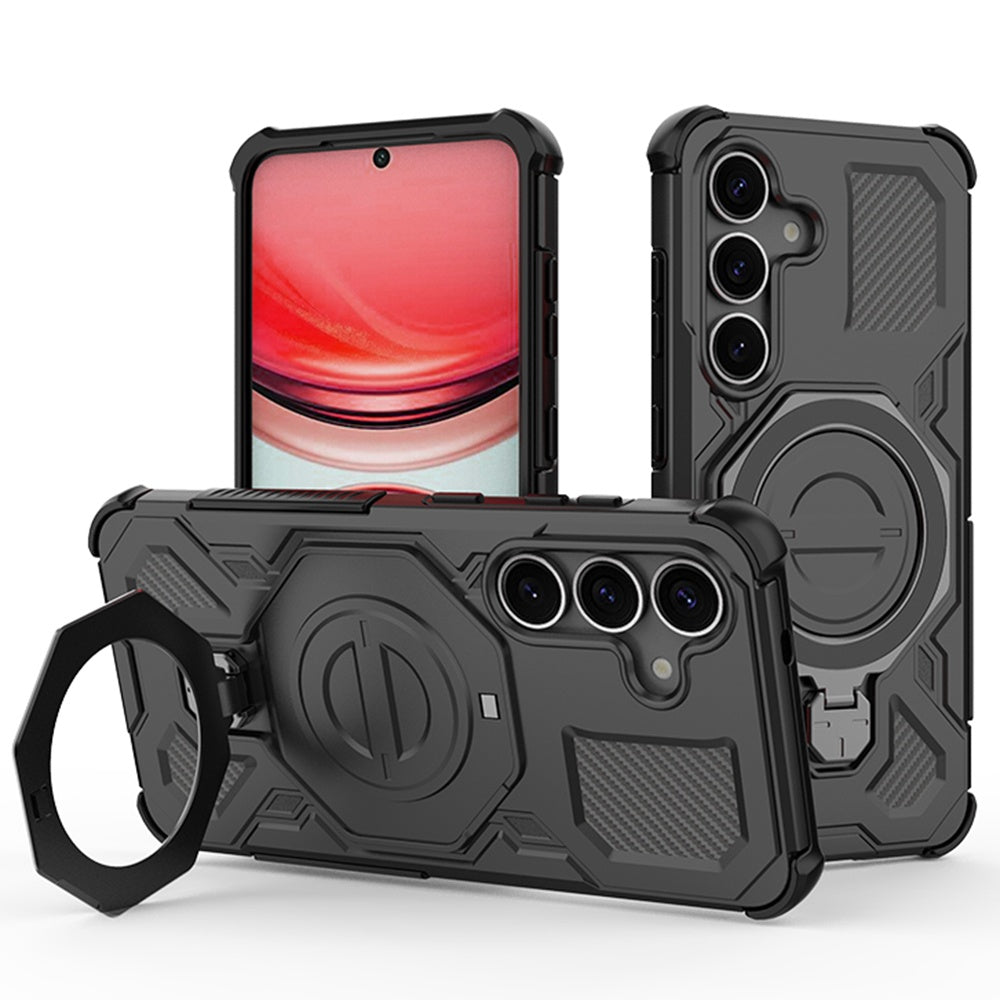 Capa para Samsung Galaxy S25+ S936, Techsuit, Carbon Shield Pro, Preta