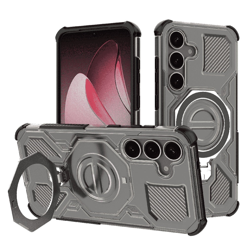 Capa para Samsung Galaxy S25+ S936, Techsuit, Carbon Shield Pro, Fumado