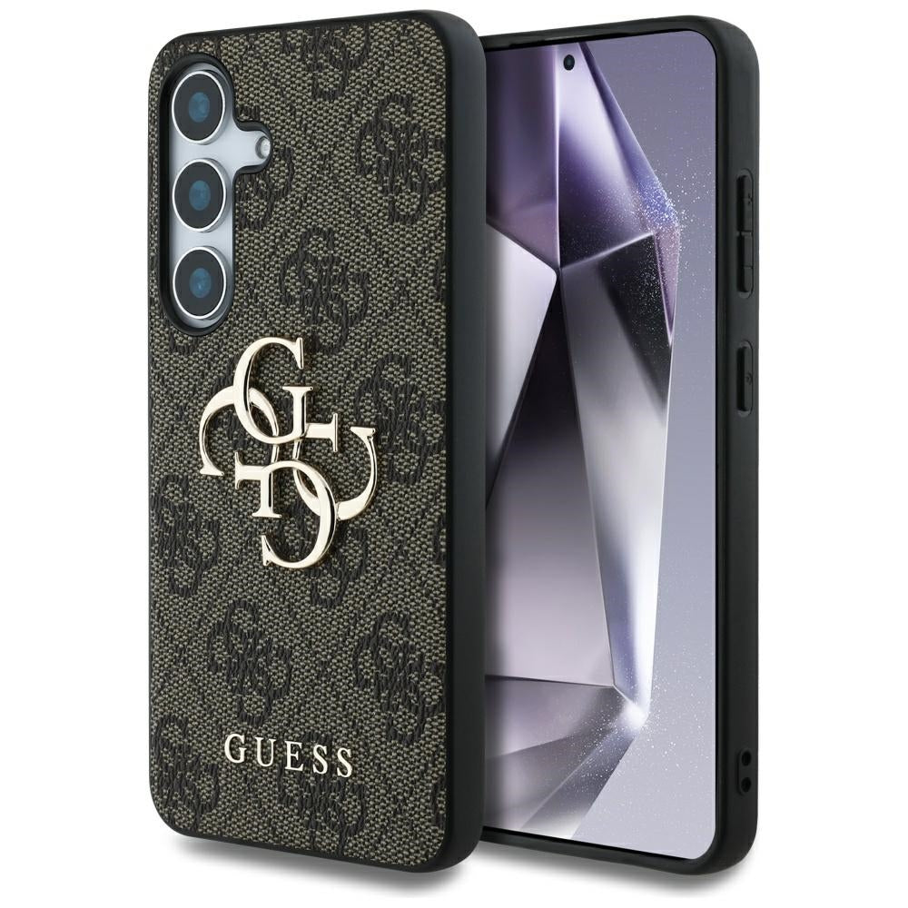 Capa para Samsung Galaxy S25 S931, Guess, 4G Big Logo, Castanho