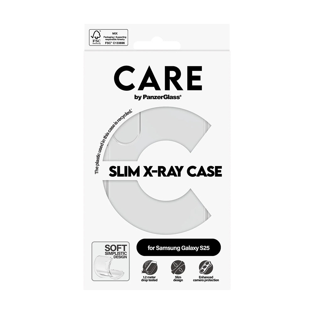 Capa para Samsung Galaxy S25 S931, PanzerGlass, Care Fashionable, Transparente