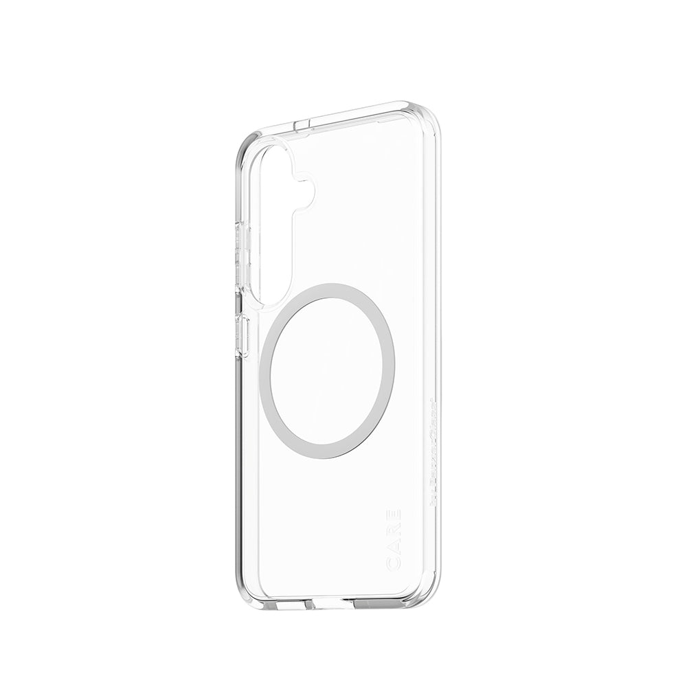 Capa para Samsung Galaxy S25 S931, PanzerGlass, Care Urban Combat, Transparente Branca