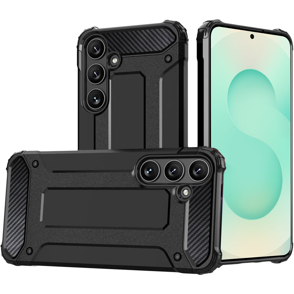 Capa para Samsung Galaxy S25 S931, Techsuit, Hybrid Armor, Preta