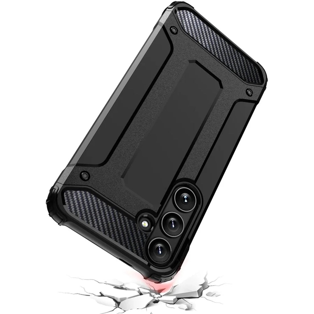 Capa para Samsung Galaxy S25 S931, Techsuit, Hybrid Armor, Preta