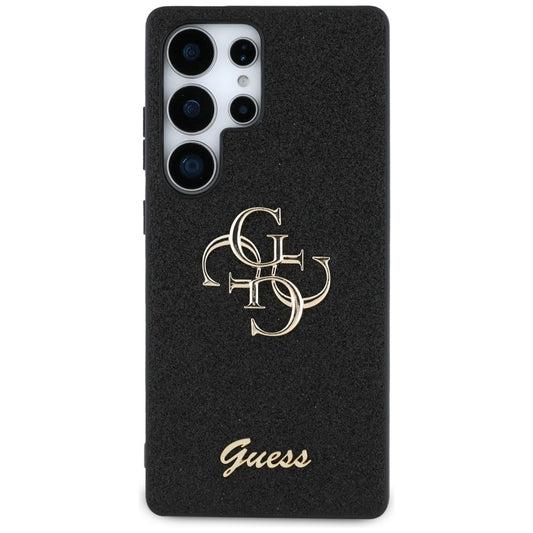 Capa para Samsung Galaxy S25 Ultra S938, Guess, Glitter Big 4G Script, Preta
