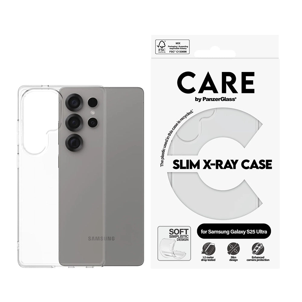 Capa para Samsung Galaxy S25 Ultra S938, PanzerGlass, Care Fashionable, Transparente