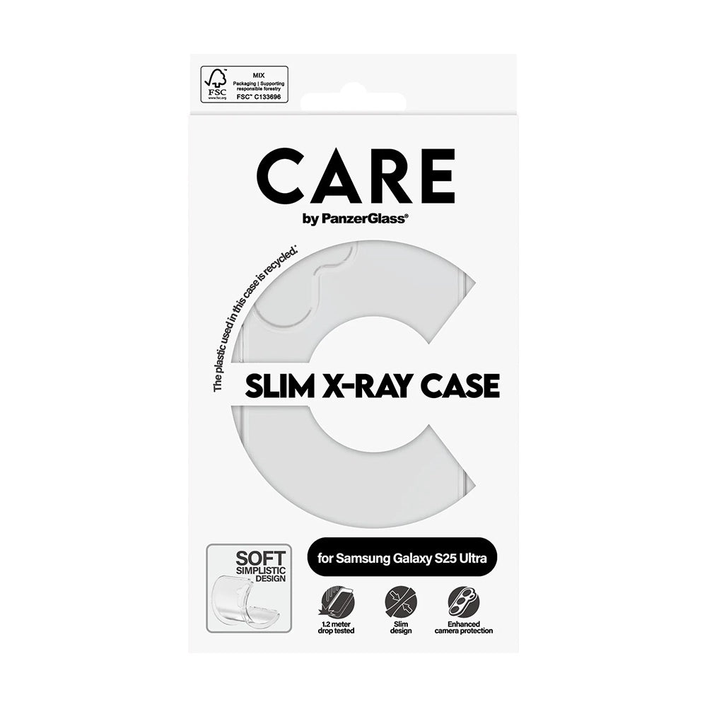 Capa para Samsung Galaxy S25 Ultra S938, PanzerGlass, Care Fashionable, Transparente
