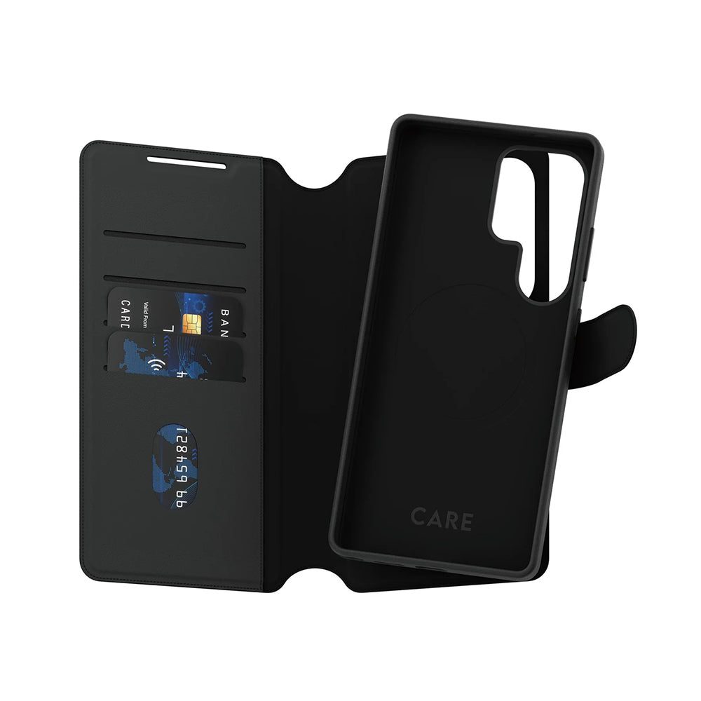 Capa para Samsung Galaxy S25 Ultra S938, PanzerGlass, Care Feature Tango Two-in-One, Preta