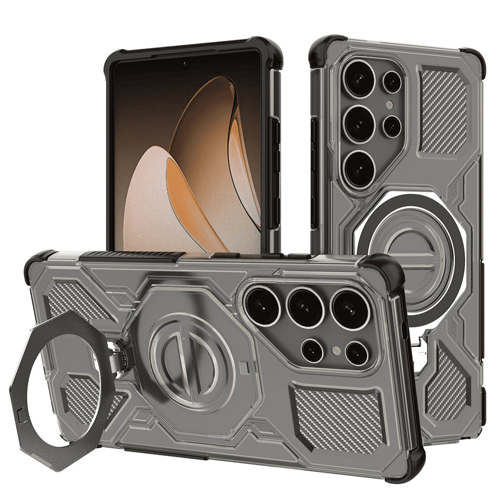 Capa para Samsung Galaxy S25 Ultra S938, Techsuit, Carbon Shield Pro, Fumado
