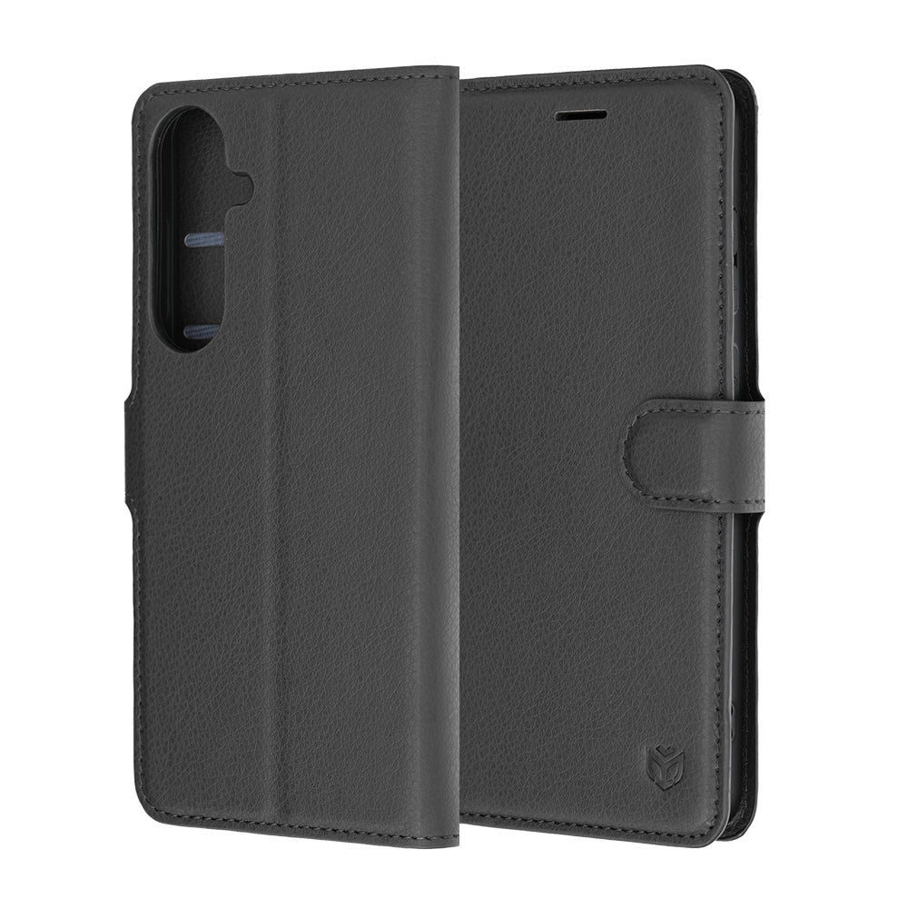 Capa para Samsung Galaxy S26 FE S741 / S25 FE, Techsuit, Leather Folio, Preta
