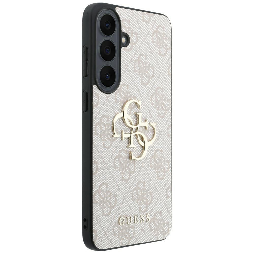 Capa para Samsung Galaxy S26 FE S741, Guess, Logótipo Metálico 4G, Rosa