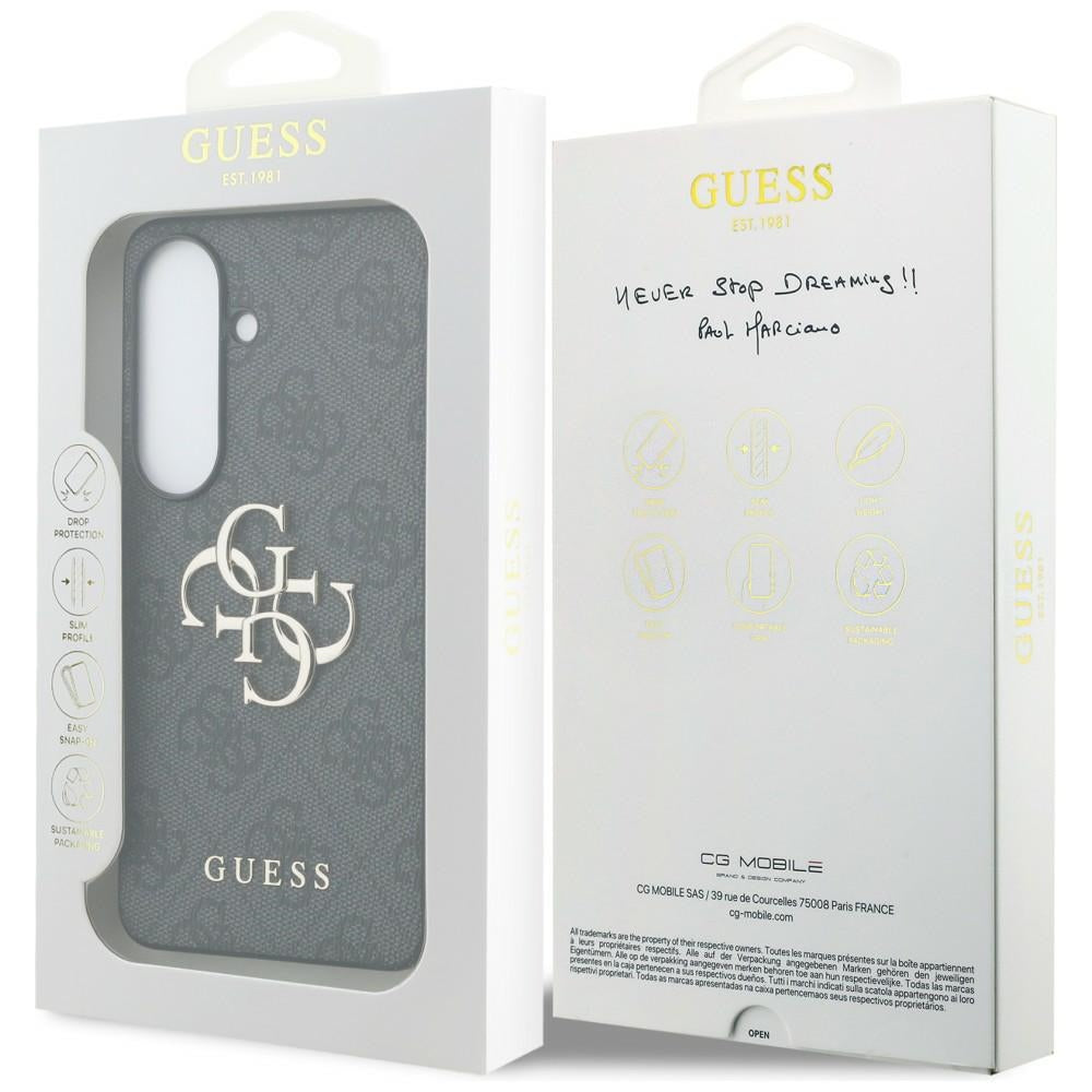 Capa para Samsung Galaxy S26 S942, Guess, 4G Big Logo, Preta