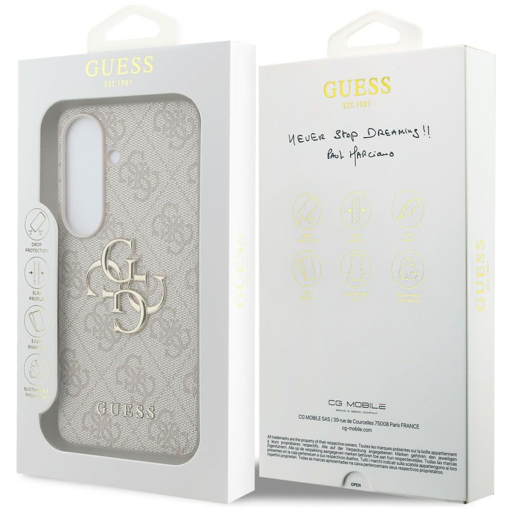 Capa para Samsung Galaxy S26 Plus S947, Guess, 4G Big Logo, Rosa