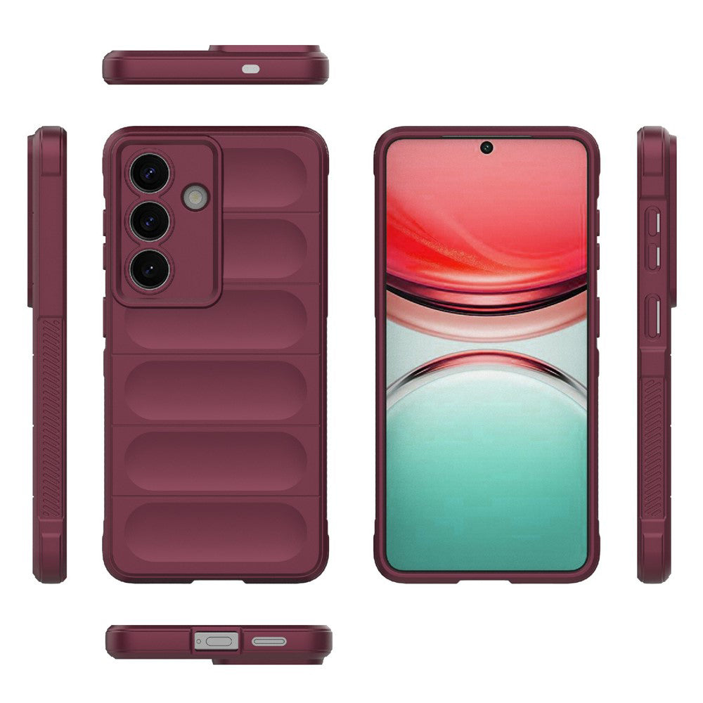 Capa para Samsung Galaxy S26 Plus S947, Techsuit, Magic Shield, Cor de Cereja