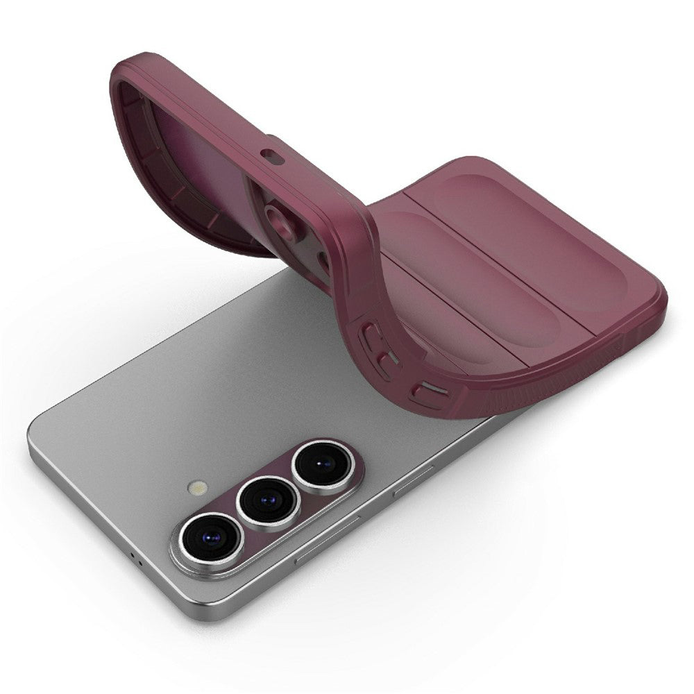 Capa para Samsung Galaxy S26 Plus S947, Techsuit, Magic Shield, Cor de Cereja