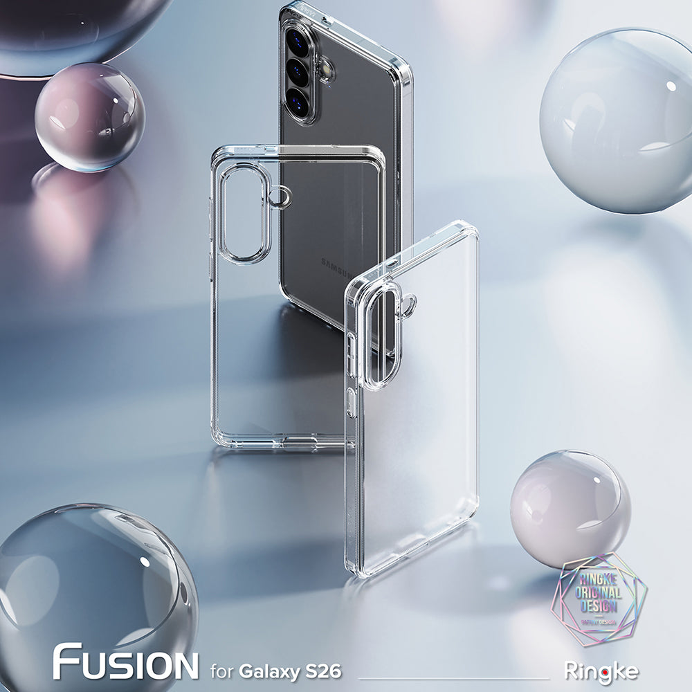 Capa para Samsung Galaxy S26 S942, Ringke, Fusion, Transparente Fosca